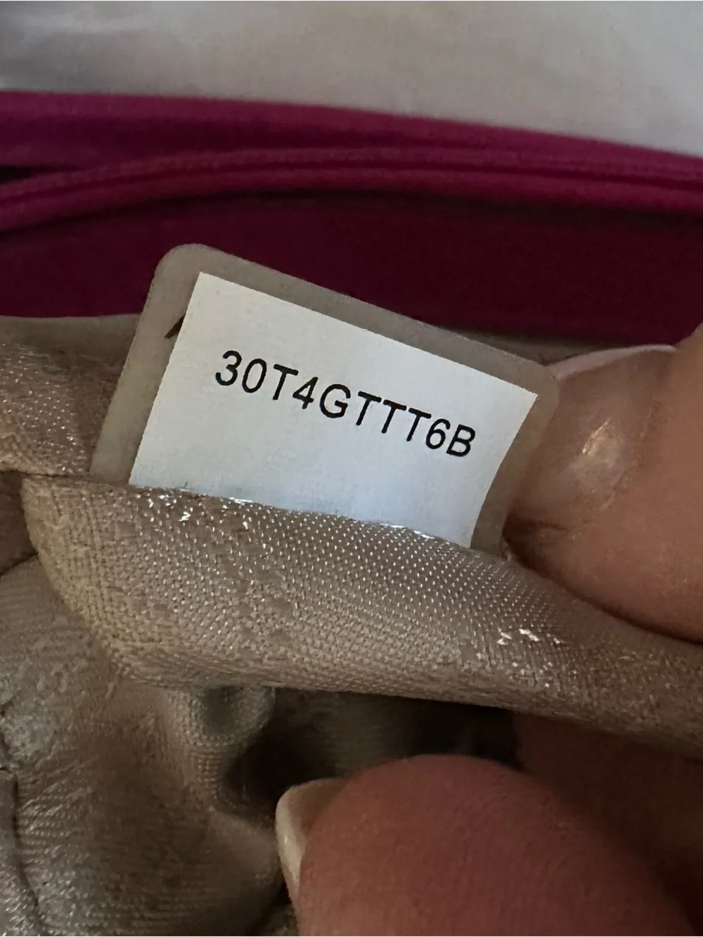 Michael Kors Brown & Fuchsia Jet Set Signature Tote